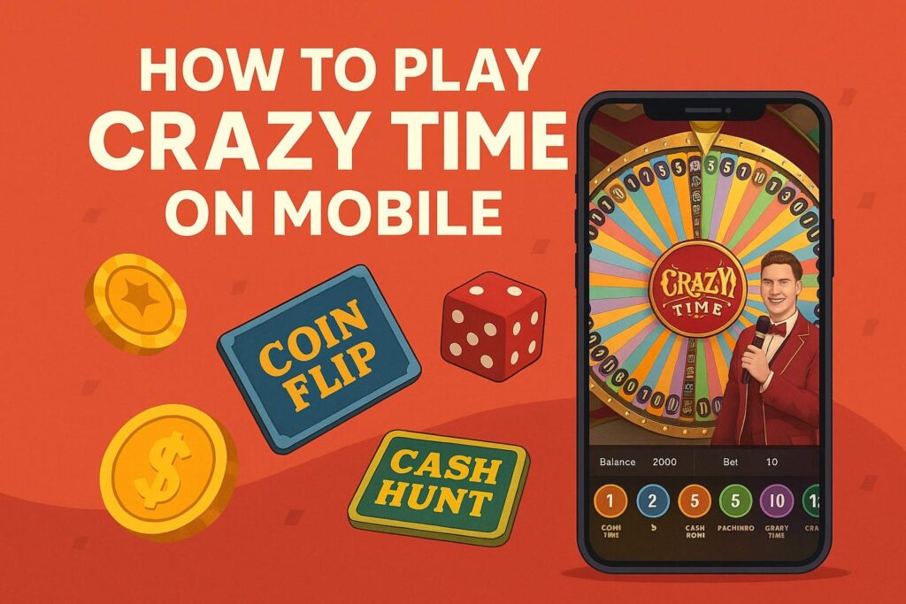 crazy time on mobile at jeta33