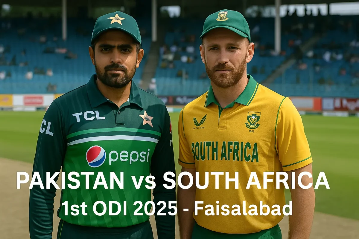 Pakistan vs South Africa – 1st ODI 2025 Preview, Prediction & Live Guide
