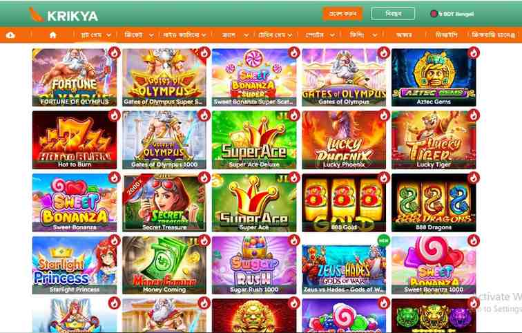 Krikya casino games at jeta33