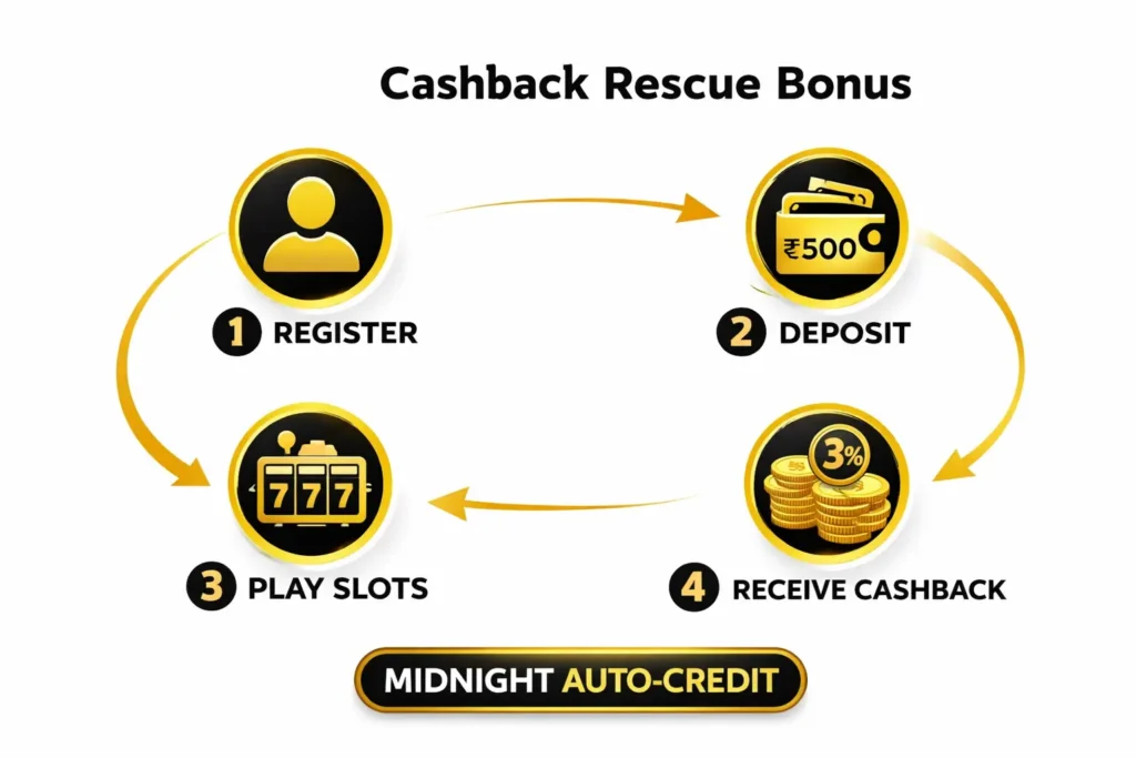 jeta33 Cashback Rescue Bonus