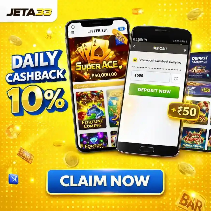 jeta33 mobile app daily cashback.