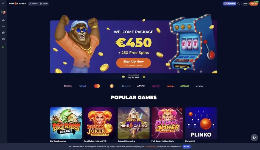 nine casino website at jeta33