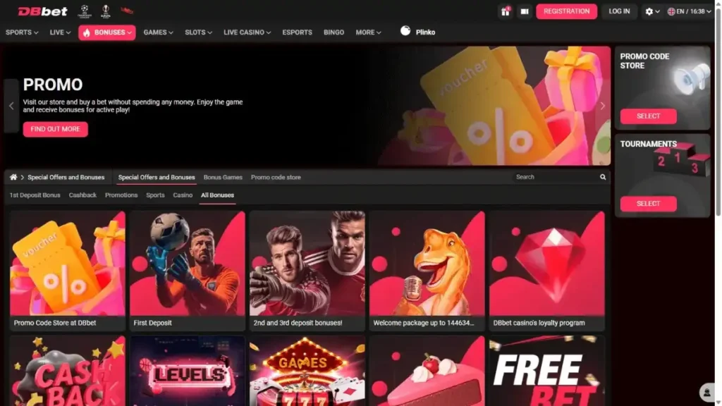 DBBet promotions at jeta33