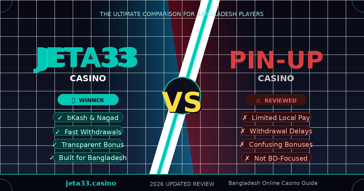 Jeta33 vs Pin Up Casino