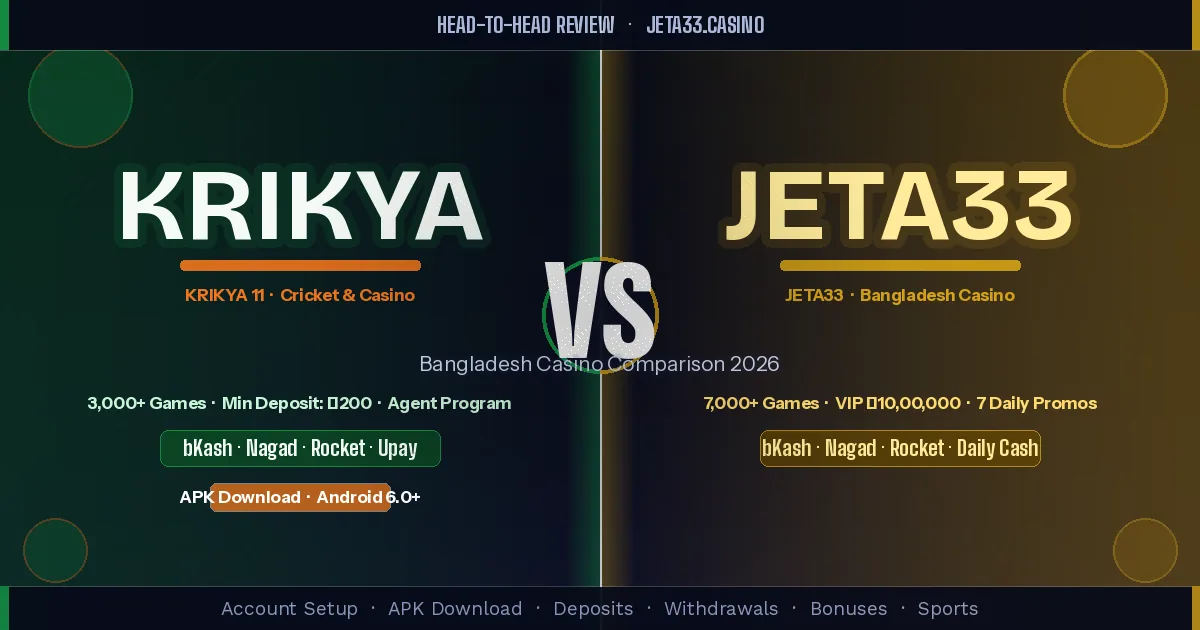 Krikya vs Jeta33