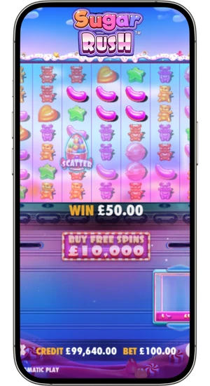 sugar rush mobile experience at jeta33