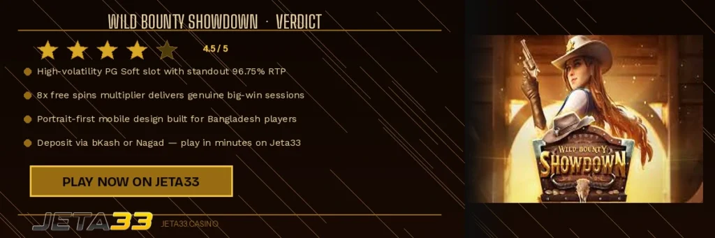 Wild Bounty Showdown verdict at jeta33