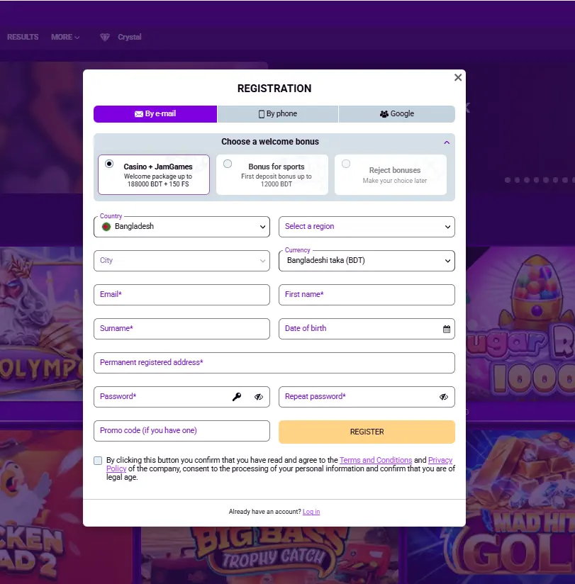 Bejam casino registration guide at jeta33