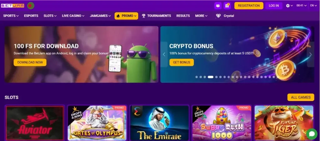 Betjam casino website at jeta33