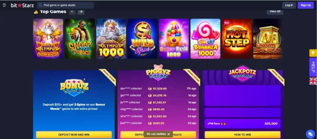 BitStarz casino games at jeta33