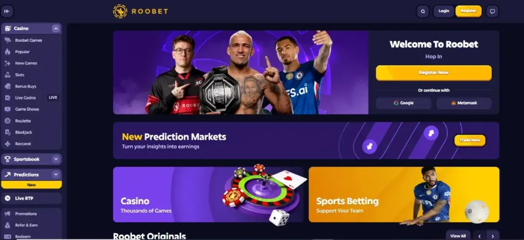 Roobet Casino Website at jeta33
