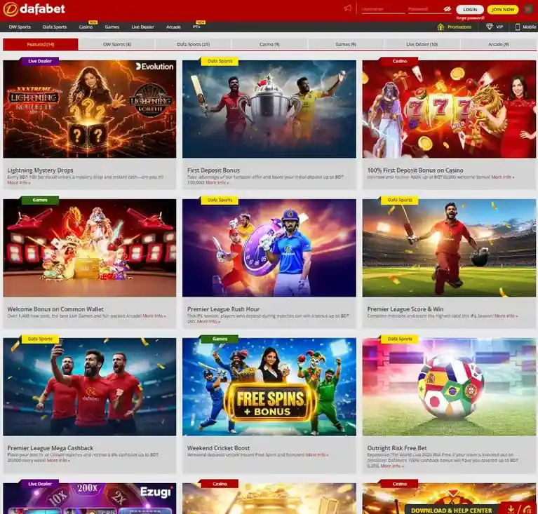 dafabet promotions and bonuses at jeta33