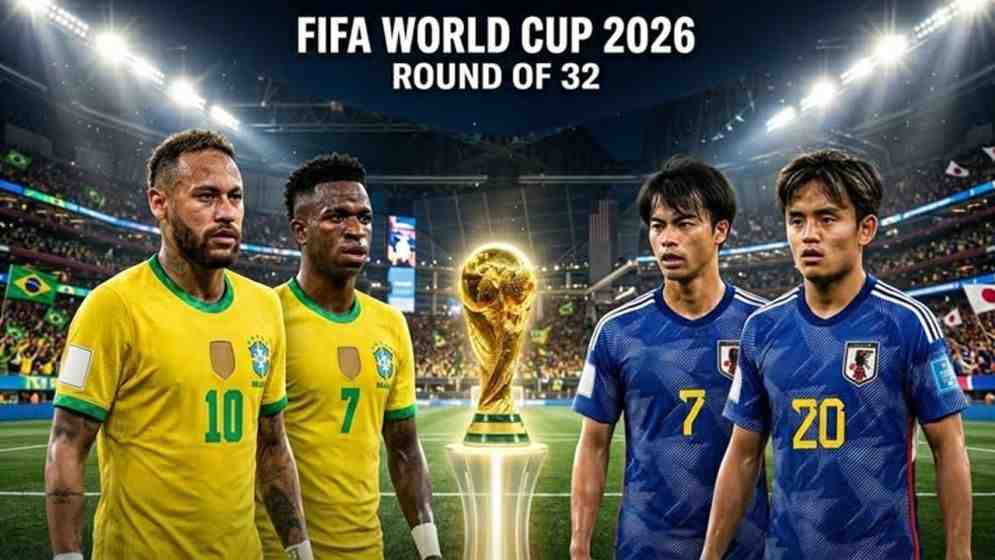 জাপান বনাম ব্রাজিল বিশ্বকাপ ২০২৬: হিউস্টনের মহাযুদ্ধে কে জিতবে শেষ ষোলোর টিকিট?